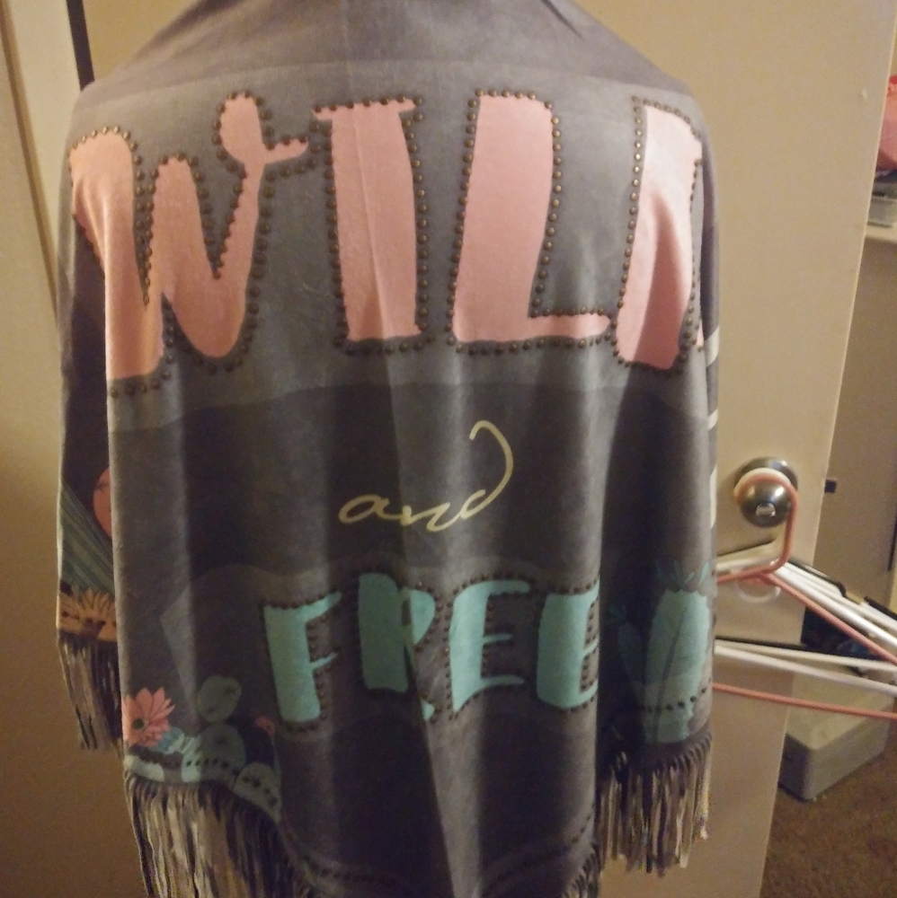 Montana West wild and free shawl